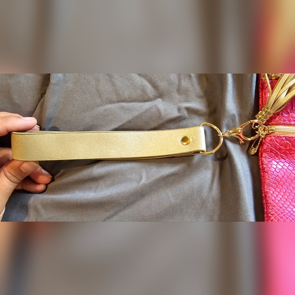 Pink Snake Print Makeup Bag - Picture 5 of 7